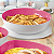 Tupperware Tigela Allegra 3,5 Litros Branca e Rosa - Imagem 4