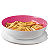 Tupperware Tigela Allegra 3,5 Litros Branca e Rosa - Imagem 1