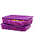 Tupperware Freezer Line Baixo 2,25 Litros Roxa - Imagem 2