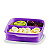 Tupperware Kit Basic Line 550ml Com Divisórias + Eco Garrafa 500ml Uva - Imagem 3