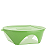 Tupperware Kit Tigela Outdoor 2,5L + Tigela Ideal 400ml Verde - Imagem 2