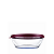 Tupperware Kit Tigelas Clear Policarbonato 3 Pecas Tampa Marsala - Imagem 4