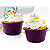 Tupperware Kit 2 Micro Cook Cupcake 150ml Roxo - Imagem 3