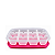 Tupperware Forma de Gelo Freezer Line 12 Cubos Rosa - Imagem 2