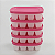 Tupperware Forma de Gelo Freezer Line 12 Cubos Rosa - Imagem 4