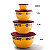 Tupperware Kit 4 Tigela Murano Festa Junina 4,3L + 2,5L + 1,3L + 200ml - Imagem 4