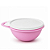 Tupperware Criativa 1.4 Litros Rosa Tampa Branca - Imagem 1