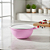 Tupperware Criativa 1.4 Litros Rosa Tampa Branca - Imagem 2