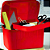 Tupperware Visual Box com Bandeja 4,5 Litros Vermelho - Imagem 3