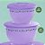 Tupperware Kit Tigela Murano Orquideas 2 Pecas - Imagem 2