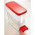 Tupperware Ricesmart 10kg Importado Branco e Vermelho - Imagem 4