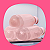 Tupperware® Eco Garrafa 750ml Triangular Rosa Algodão Doce - Imagem 2