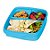 Tupperware Basic Line 550ml Com Divisórias Azul - Imagem 3