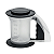 Tupperware Polvilhador Preto Base Transparente 250g - Imagem 1