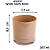 COPO WHISKY INSIDE TAUPE NUDE - 265 ml - Imagem 1
