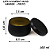 LATA DE ALUMINIO JADID GRANDE 160 ml - PRETO - Imagem 1