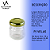 POTE MINI VIDRO GELEINHA 40 ml - TAMPA DOURADA - Imagem 2
