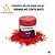 CORANTE EM PÓ CINTILANTE PARA VELAS - VERMELHO   4g - SARAMANIL - Imagem 1