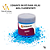 CORANTE EM PÓ PARA VELAS - AZUL FLUORESCENTE  7g - SARAMANIL - Imagem 1