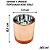 COPO WHISKY INSIDE ESPELHADO ROSE GOLD - 265 ml - Imagem 1