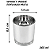 COPO WHISKY INSIDE ESPELHADO PRATA - 265 ml - Imagem 1