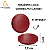 TAMPA MADEIRA WHISKY - LACA VERMELHO GARNET - Imagem 1