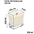 POTE RETANGULAR CRISTAL - 350 ML - Imagem 2
