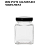 MINI POTE QUADRADO TAMPA PRETA - 50 ML - Imagem 2
