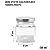 MINI POTE QUADRADO TAMPA PRATA - 50 ML - Imagem 1