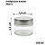POTE PIANEZZA BAIXO 150 ml - TAMPA PRATA - Imagem 1
