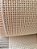 Palhinha Indiana Quadriculada Celulose - Creme 80cm - Imagem 2