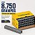 Grampo 80/10 Pneumático Tapeçaria Grampeador 8750pçs cx - Imagem 1