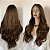 Lace Front Ashley - Castanho médio mesclado com mel com raiz escura - Imagem 2