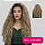 Lace Front Kate - Loira com raiz esfumada - Repartição livre 13x3 - Imagem 2