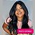 Wig Solange - 1B preto natural - com franja - Imagem 1
