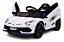 Carrinho Elétrico Infantil Lamborghini 12v Cor Branco - Imagem 1