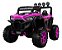 Carro Eletrico Infantil Buggy Racing 24v Premium 4x4 Rosa - Imagem 1