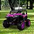 Carro Eletrico Infantil Buggy Racing 24v Premium 4x4 Rosa - Imagem 5
