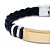 Pulseira de couro Gold Victory - Imagem 2