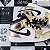 Tênis Nike Air Jordan 1 Mid - Metallic Gold - Imagem 7