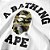 Camiseta Bape 1ST Camo College Mens White - Imagem 2