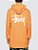 Camiseta Stussy Long Sleeve Hood - Orange - Imagem 1
