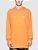 Camiseta Stussy Long Sleeve Hood - Orange - Imagem 2