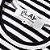 Long Sleeve Comme Des Garçons Play Heart Logo Stripe - B & W - Imagem 4