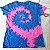 Camiseta Odd Future Neon Razz Wave Pink & Blue Tie Dye - Imagem 4