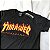 Camiseta Thrasher SS Flame Logo - Black - Imagem 3