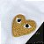 Camiseta Comme des Garcons Play Gold Heart - White - Imagem 3