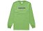 Camiseta Supreme Long Sleeve The Real Shit - Green - Imagem 1