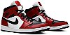 Tênis Nike Air Jordan 1 Mid Chicago - Black Toe - Imagem 4