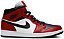 Tênis Nike Air Jordan 1 Mid Chicago - Black Toe - Imagem 1